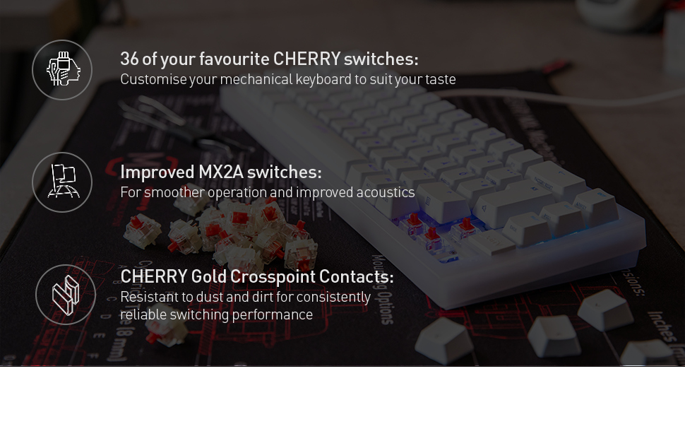 cherry mx2a red switch kit image three