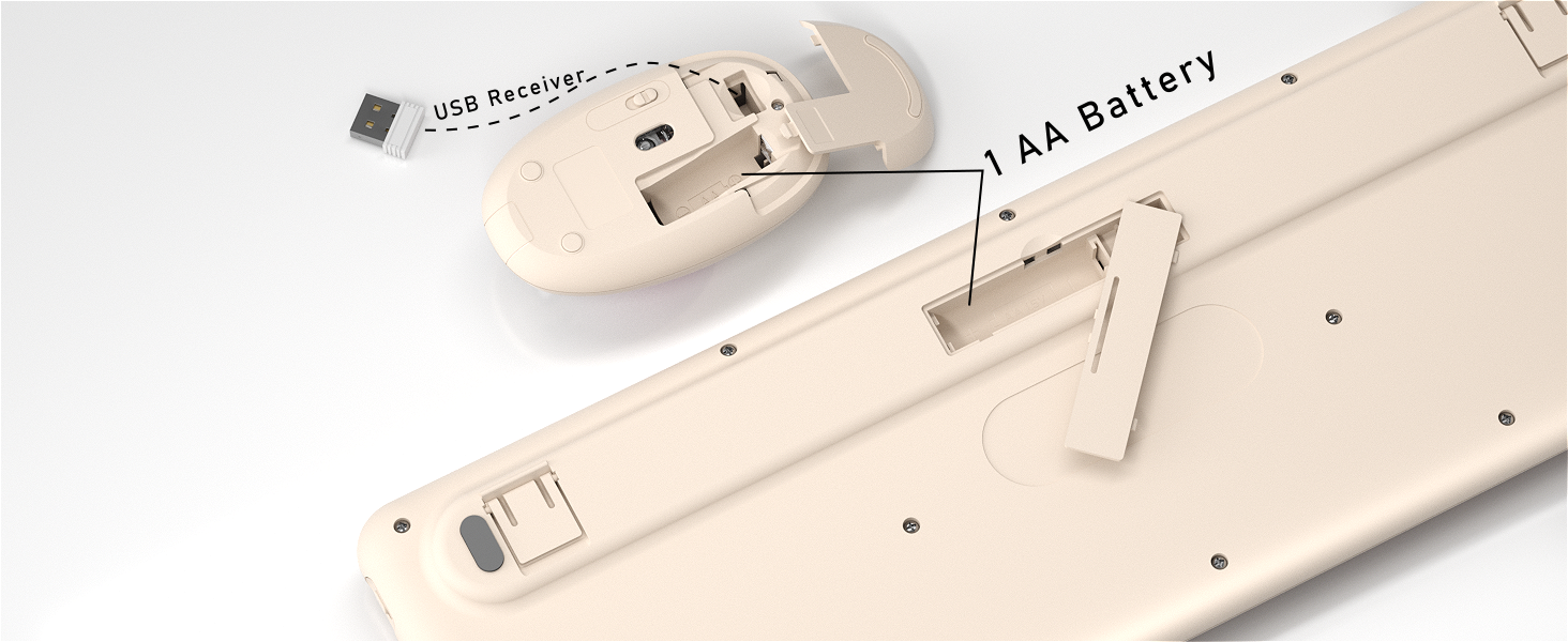 WIRELESS KEYBOARD AND MOUSE