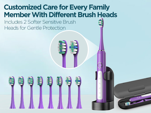 Electric toothbrush for adults