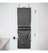 CleverMade Convertible Laundry Hamper Bag - Shadow Gray Stone holds 43L / 40 lbs 2 Compartments -...