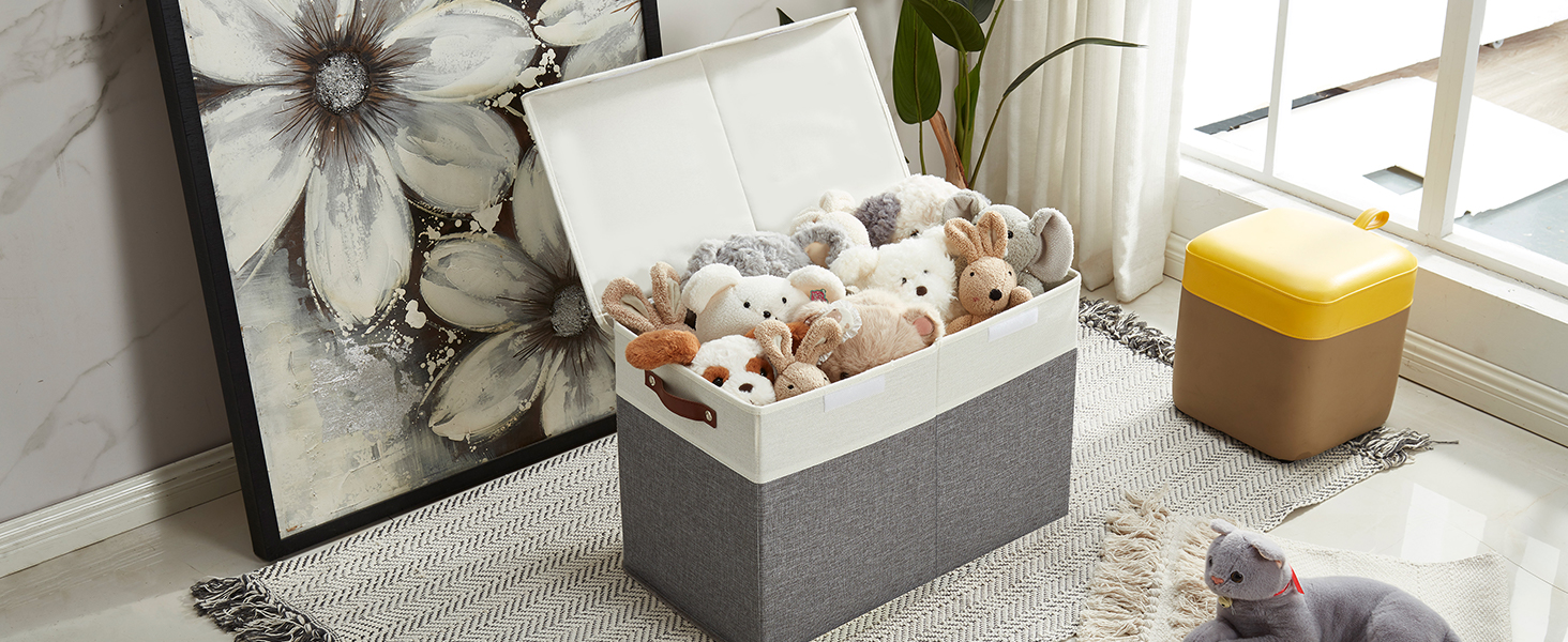 Fabric Large Toy Storage Bins