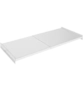 Adjustable Closet Shelf Organizer, 17-31" Tension Shelf with Heavy-Duty Adhesive - DIY Expandable...