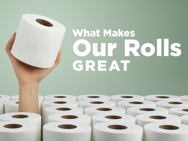 Eco Friendly Septic Safe Organic Bath Tissues Sustainable Toilet Paper Compostable - FSC Certified