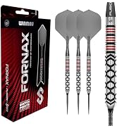 WINMAU Darts-Fornax–Professional 90% Tungsten Darts Set | Switch Point Tech | Black & Red Paralle...