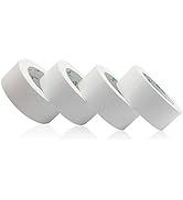 4 Pack White Duct Tape Rolls Multi Pack, 8.3Mil x1.88inch x 33yds, Residue Free Bulk Value Pack f...