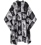 Waterproof Hair Cutting Cape Barber Cape Haircut Cape with Adjustable Snap Closure Hair Cape for ...