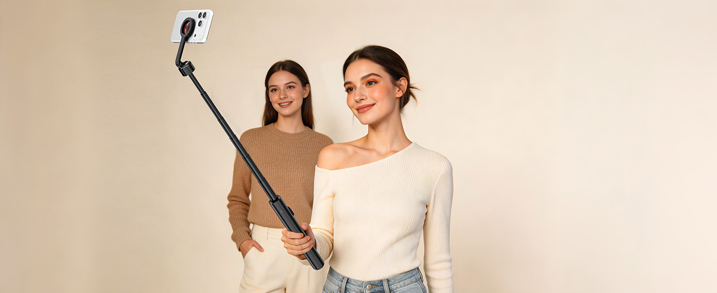 magnetic tripod tripode for iphone selfie stick compact travel portable tripod content creators