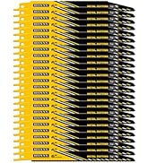 25 Pack 6 inch 14/18 TPI HIINNY Bi-Metal Auto Reciprocating Saw Blades,Blades Metal Cutting with ...