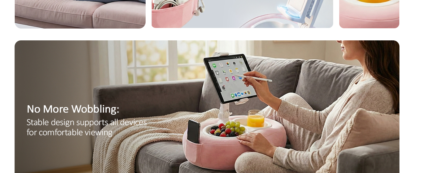 pillow stand for lap