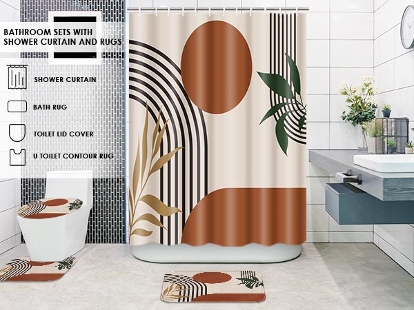 boho bathroom set