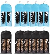 10 PCS Wig Storage for Multiple Wigs Storage Bags Wig Bags Storage with Hanger Hair Extension Sto...