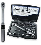Steinwhale 43in1 Torque Wrench Set 20-200 in.lb. (2.26-22.6 Nm) for Bikes and Motorcycle Fastener...