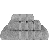 American Soft Linen 3 Piece Towel Sets, 1 Bath Towel 1 Hand Towel 1 Washcloth, 100% Turkish Cotto...