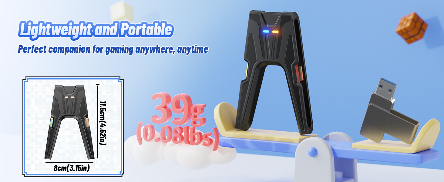 Lightweight and Portable Grip for Nintendo Switch 2 Controller
