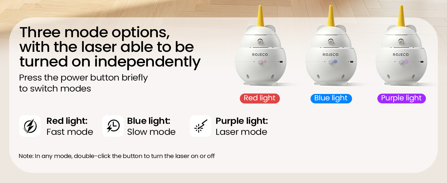 Three mode options