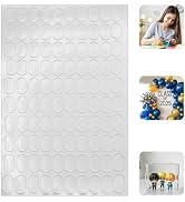 Kelyva Clear Double Sided Adhesive Stick Dots,Removable Sticky Tack Glue Dots for Wall, Craft, Pa...