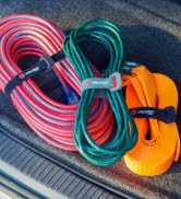 VELCRO Brand Power Cord Wraps | Heavy Duty Straps for Cords, Hoses, Garage or RV Organization | 6...