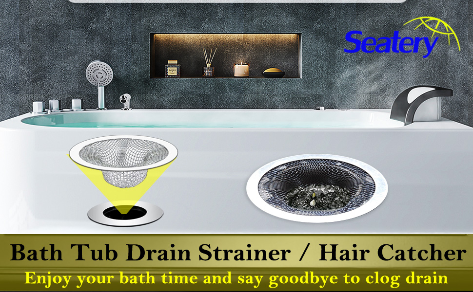 bathtub hair drain catcher