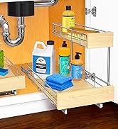 LYNK PROFESSIONAL Pull Out Cabinet Organizer, 10" x 14" Single Tier Slide Out Drawers