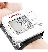 WEONY Portable Blood Pressure Monitor Wrist, Digital Adjustable Wrist Blood Pressure Cuff 5.3-8.5...