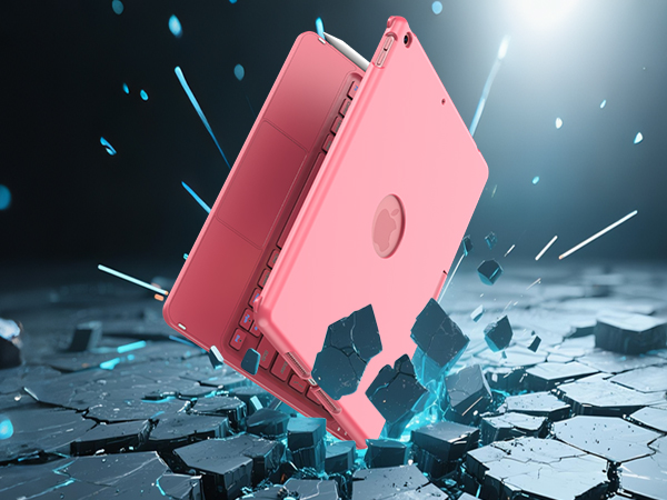 for ipad 9th case with keyboard pink 20