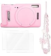 VOVMOEYA Camera Case for Canon PowerShot ELPH 360 HS/IXY 650/IXUS 285 HS, Slim Soft Anti-Scratch ...