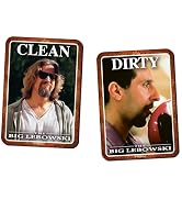 GAMAGO Big Lebowski Dishwasher Magnet - Double Sided Clean Dirty Magnet Sign Indicator - Official...