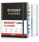 SUNEE Budget Planner - Monthly Budget Book with Expense Tracker Notebook, Undated 12 Month Bill O...