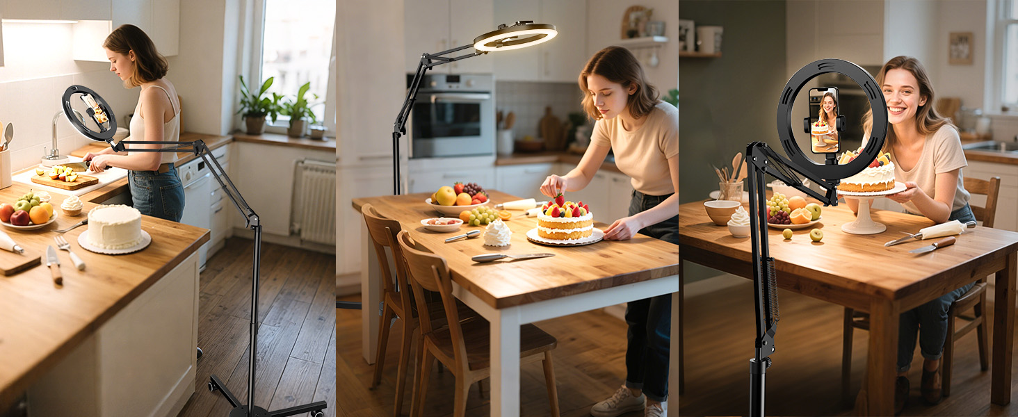RING LIGHT WITH WHEEL