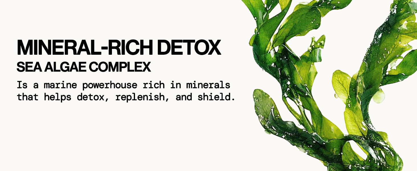 size fresh coconut water sea algae complex cleanse tone powerhouse natural facewash parabens glow
