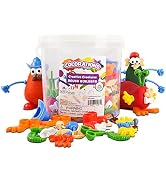 Colorations - BUILDME Creative Creatures Dough Builders (Includes 260 pieces) - Dough & Molding C...