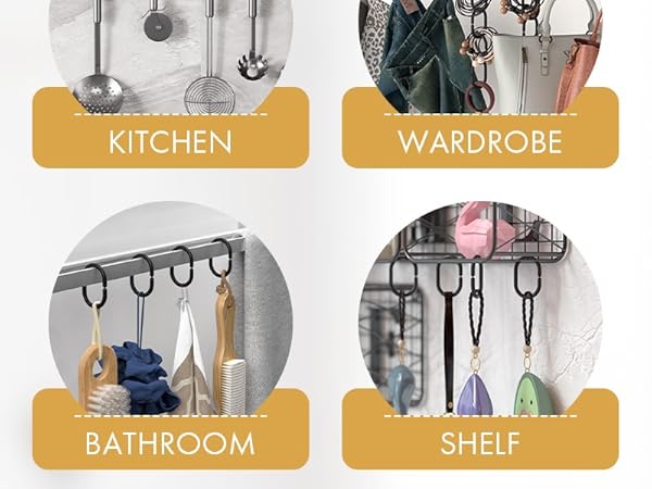 plastic shower curtain hooks