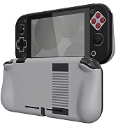 PlayVital ZealProtect Protective Case for Nintendo Switch Lite, Hard Shell Ergonomic Grip Cover f...