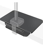 MOUNTUP Monitor Mount Reinforcement for Tempered Glass Desk, Monitor Arm Plate, Steel Bracket for...