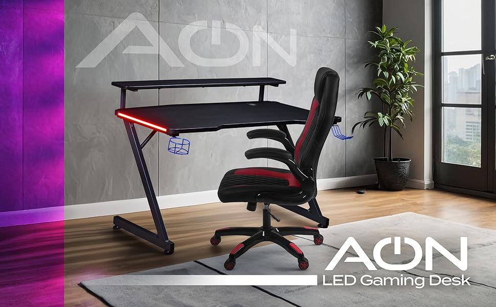 LED Gaming Desk