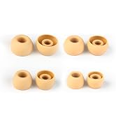 KBEAR 4Pairs/SML&XS 4540 Silicone Replacement Earbud Tips, Noise-Isolating Soft Silicone Earbud C...