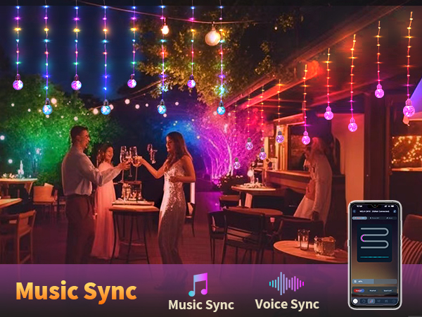 smart curtain lights