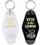 Keys to The Camper Keychain Camper Accesories Camping Accesories for Women Men Vintage Motel Key ...