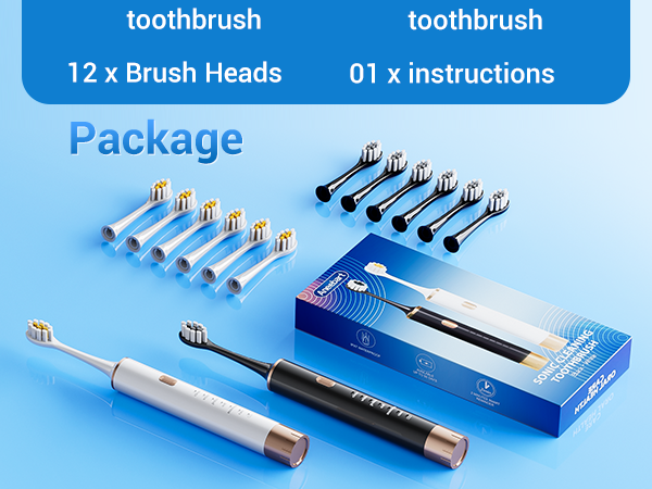 2 Pack electric toothbrush