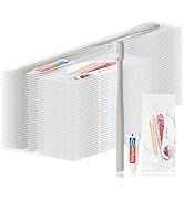 LLHQAMT Disposable Toothbrushes, Toothbrush and Toothpaste, Toothbrush and Toothpaste Travel, Com...