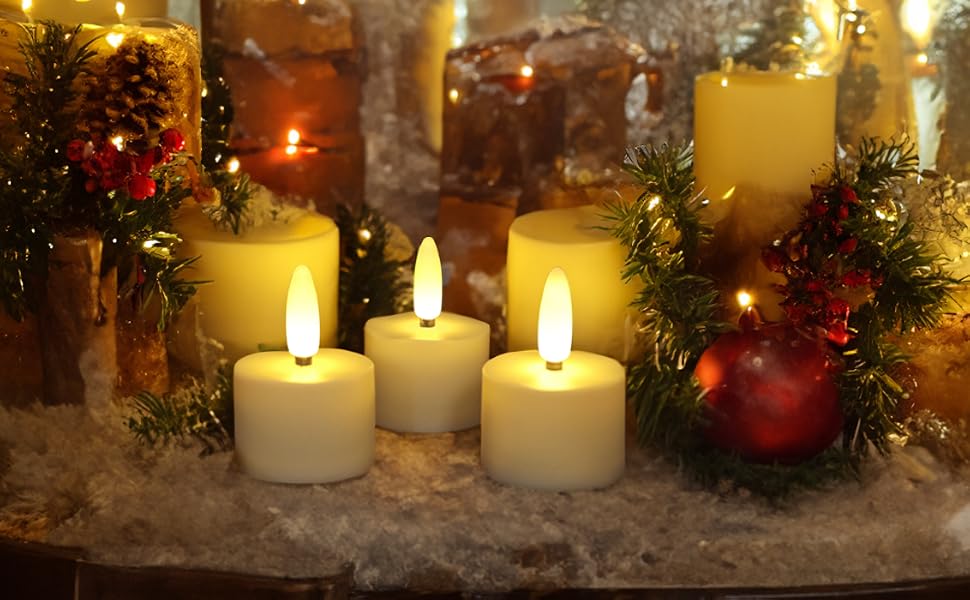 flamelesss led tea light candle for halloween Christmas decor