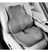 Coverado Memory Foam Car Seat Cushion and Lumbar Support Pillow for Car, Ergonomic Office Chair C...