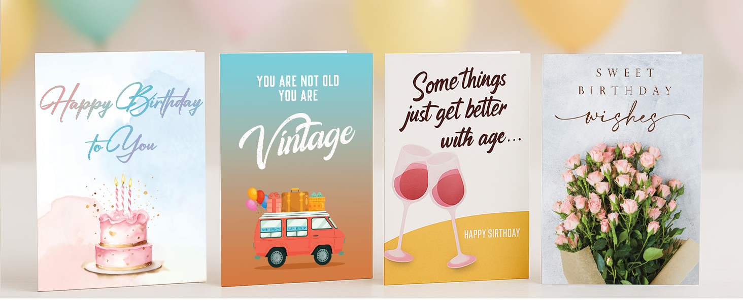 birthday cards bulk set assorted birthday cards greeting cards with box funny birthday cards pack