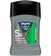 Degree Clinical Strength Antiperspirant Deodorant for Men 96-Hour Sweat and Odor Protection Inten...