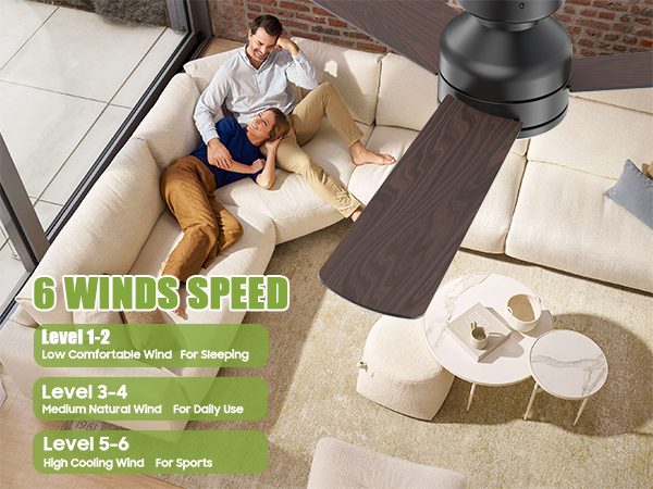 Ceiling Fans with Lights and Remote Control