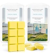 SCENTORINI Wax Melts Wax Cubes, Fresh Linen Wax Melts Strong Scent, Soy Scented Wax Melts for Wax...