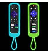 2Pack Case for Roku Remote, TOKERSE Cover Compatible with Hisense/TCL Roku TV Steaming Stick/Expr...