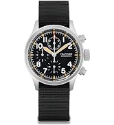 TACTICAL FROG Militado Military Chronograph Watches 39mm Sapphire Crystal Pilot Watch VK61 Quartz...