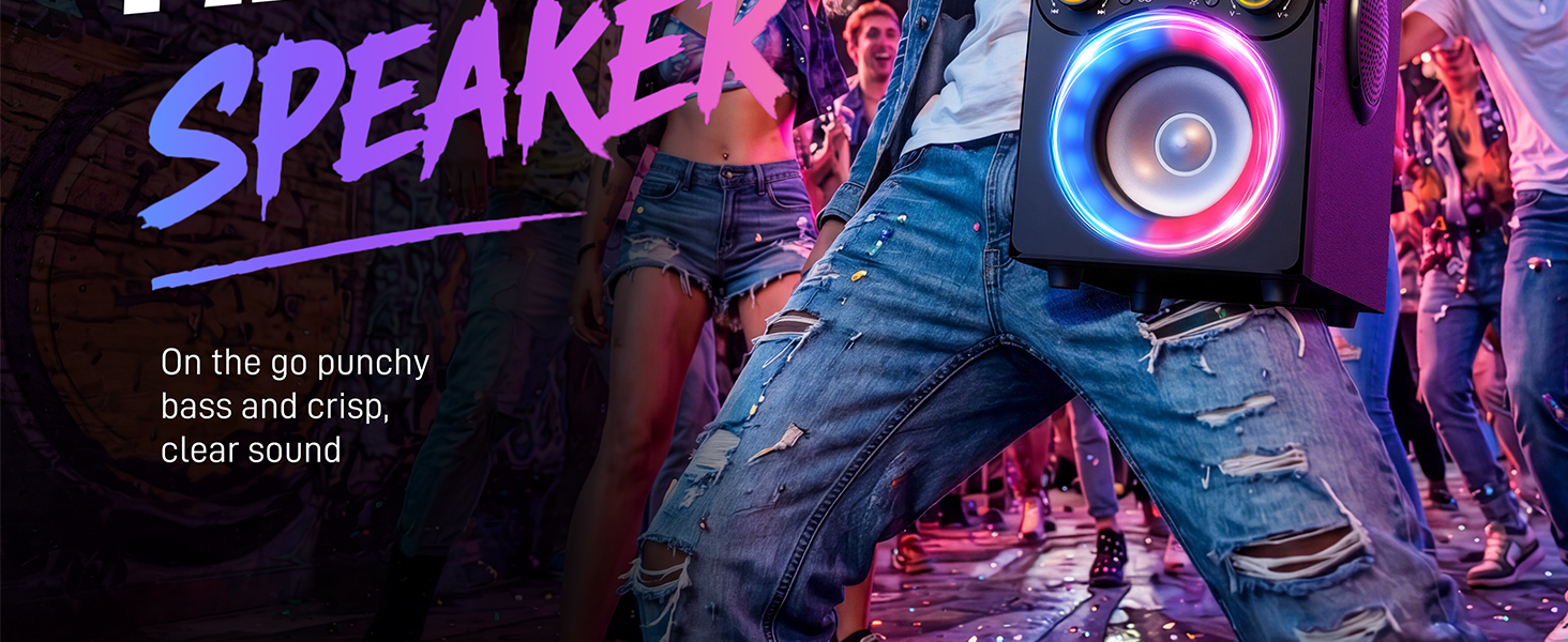 blue tooth speaker, large speaker bluetooth wireless, speaker for party