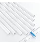 Yecaye 128in Mini Cord Hider for 1 Mini Wire, On-Wall Cord Cover Channel, Tape Wire Concealer, Ca...